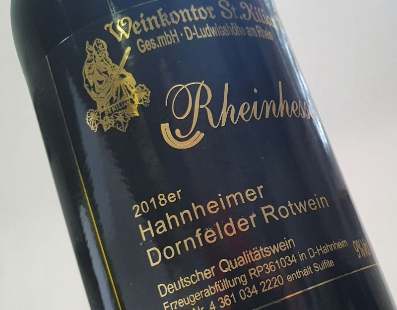 Hahnheimer - Dornfelder Rotwein mild